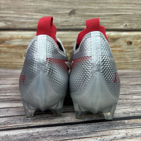 Size 12 Nike Vapor Edge Pro 360 University Red Silver Football Cleats AO8277-008